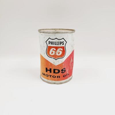 PHILIPS 66 HDS MOTOR OIL IN METAL CAN (FULL)