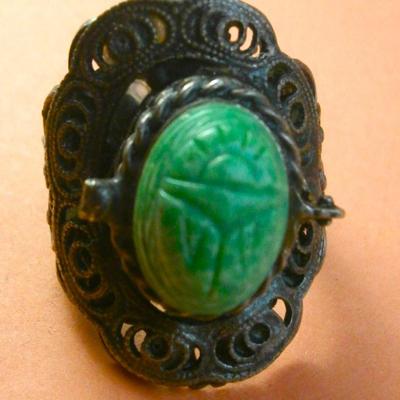 Vintage Scarab Ring