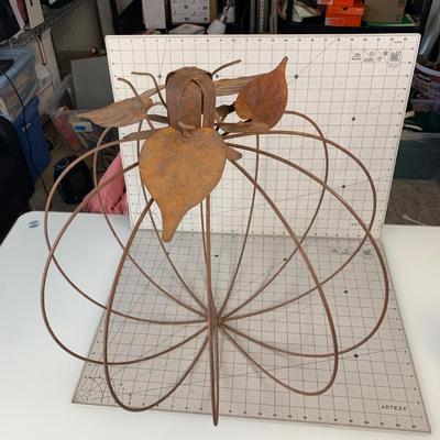 #45 Wire Pumpkin Decorative Piece