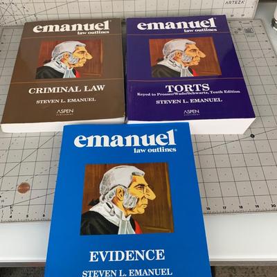 #82 Emanuel Law Outlines: Criminal Law, Torts and Evidence