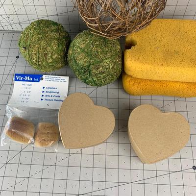 #157 Crafting Sponges, Balls and Cardboard Hearts