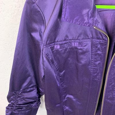 #167 Chico's Purple Jacket Size 2