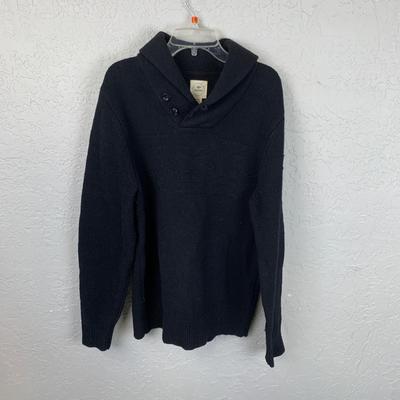 #168 Dockers Black Sweater Mens Size Medium