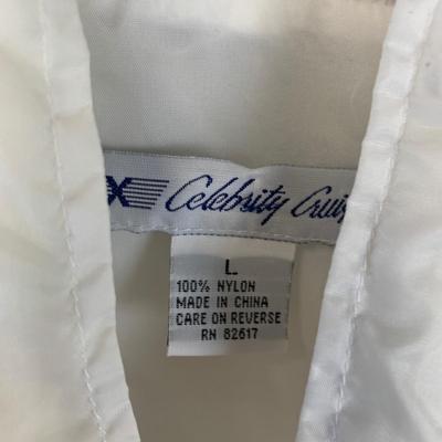 #170 Celebrity Cruise Large White Jacket