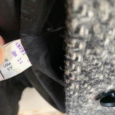 #175 Stephane Matthews Women's Size 14 Wool/Nylon Coat