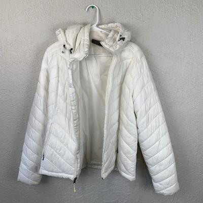 #187 Tek Gear Womens White XL WarmTek Coat