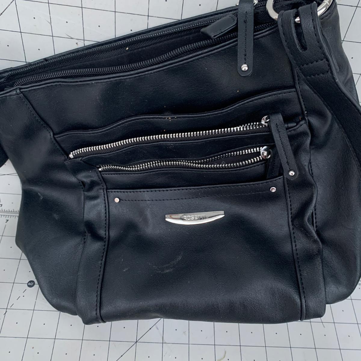 Black Rosetti Purse: Great Condition Large Bag | Fashion, Fashion trends,  Clothes design