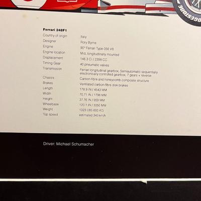 Michael Schumacher & Felipe Massa Ferrari Prints (O-MG)