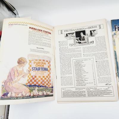 1924 & 1923 FRUIT GARDEN & HOME MAGAZINE