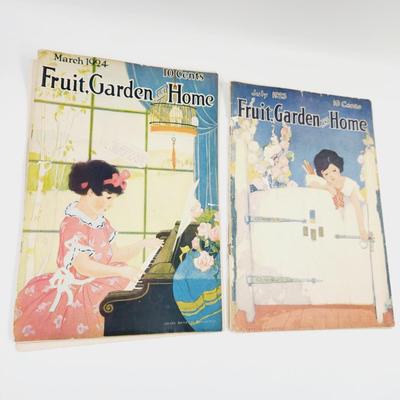 1924 & 1923 FRUIT GARDEN & HOME MAGAZINE