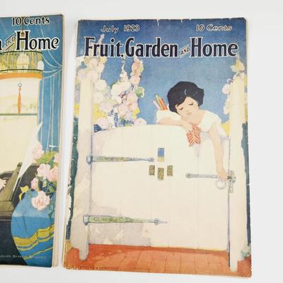 1924 & 1923 FRUIT GARDEN & HOME MAGAZINE