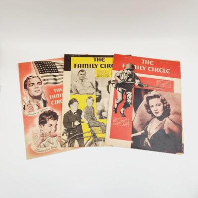 3 1940s THE FAMILY CIRCLE MAGAZINE