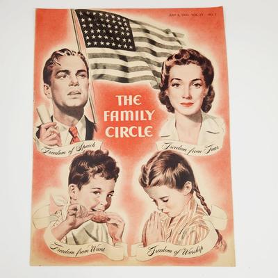 3 1940s THE FAMILY CIRCLE MAGAZINE