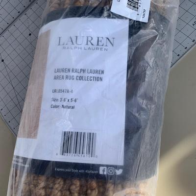 #4 NEW Lauren Ralph Lauren Natural Area Rug 3'6