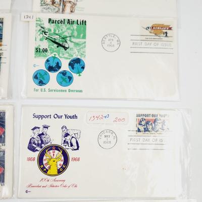 12 - 1968 - 1ST DAY STAMPS