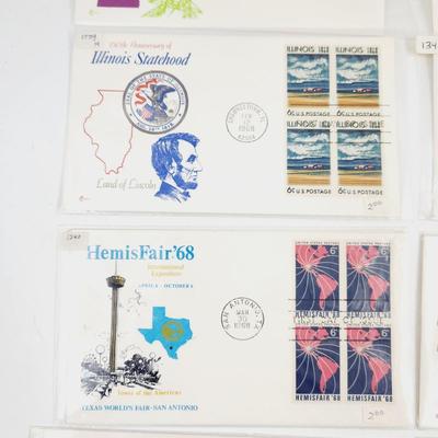 12 - 1968 - 1ST DAY STAMPS