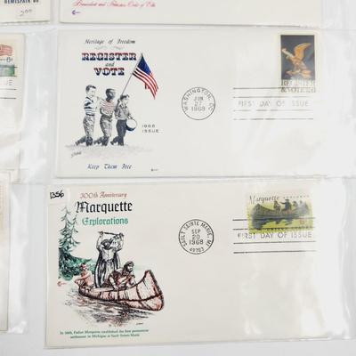 12 - 1968 - 1ST DAY STAMPS