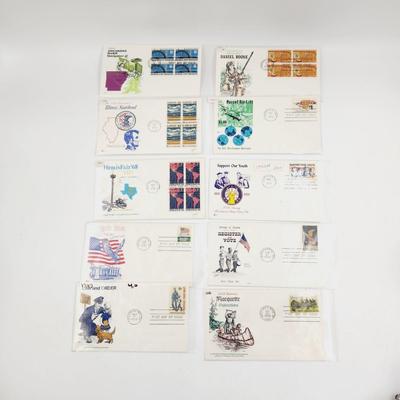 12 - 1968 - 1ST DAY STAMPS