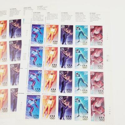 3 SHEETS - USPS STAMP COLLECTABLE - OLYMPICS