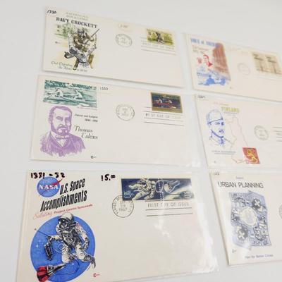 1967 1st DAY STAMP SET OF 6