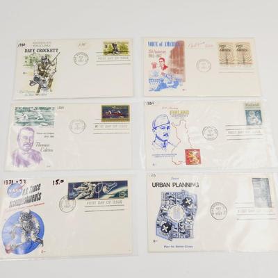 1967 1st DAY STAMP SET OF 6
