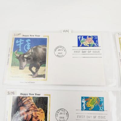 1998 & 1997 FIRST DAY ISSUE STAMPS (6PC)