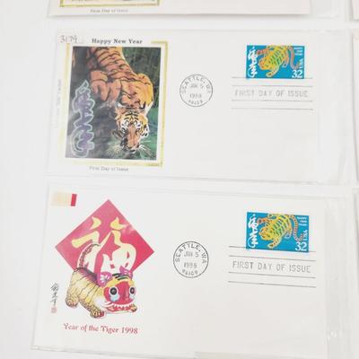 1998 & 1997 FIRST DAY ISSUE STAMPS (6PC)