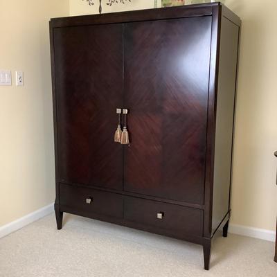 1215 Large Restoration Hardware Cabinet/ Wardrobe