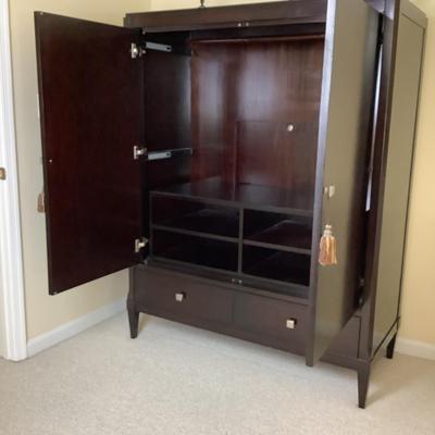 1215 Large Restoration Hardware Cabinet/ Wardrobe