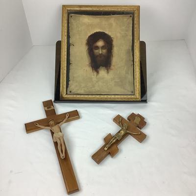 1224 Print by Graham & Scully with Crucifix Cross