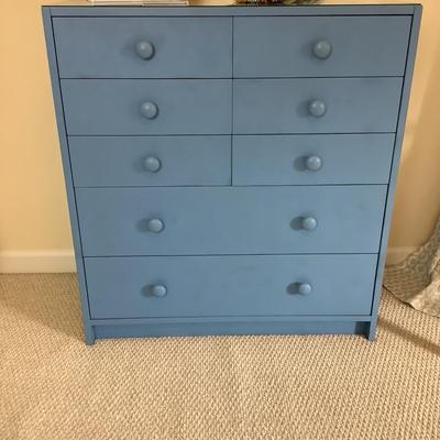 1226 Vintage Blue Painted IKEA Dresser