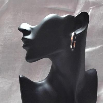 Vintage Solid 925 Hoops