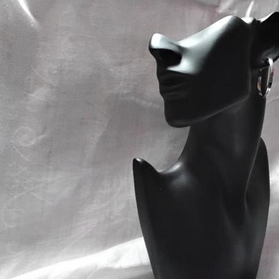 Vintage Solid 925 Hoops