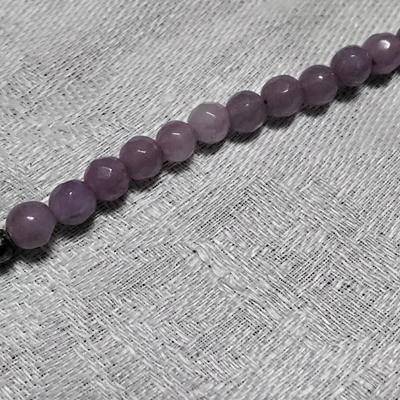 Exquisite Lavender Jade, Hematite, Amethyst 925 Beads With A Stunning Baroque Pearl  18" Necklace