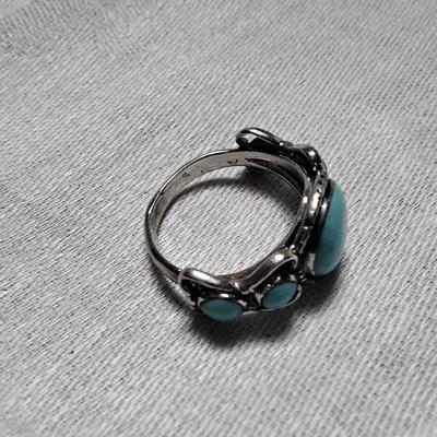 Vintage Turquoise 925 Ring Size 7