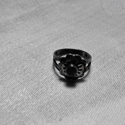 Vintage Jade 925 Ring Size 5