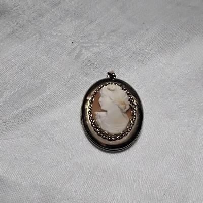 Real Cameo 10kt GF Locket