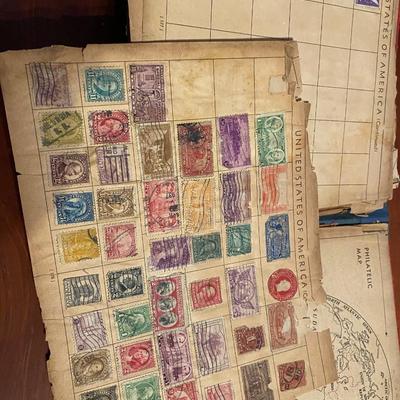 Vintage Postage Stamp Album