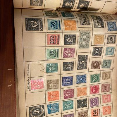 Vintage Postage Stamp Album