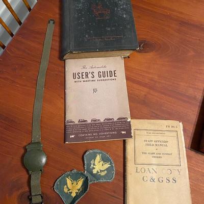 Vintage Military Collectable Lot