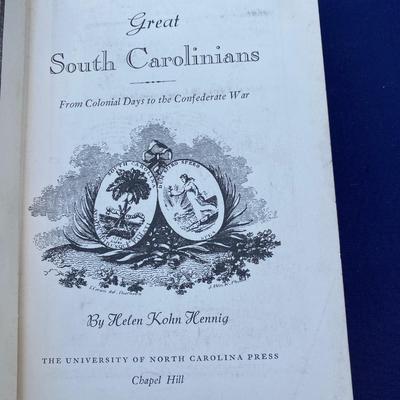 Great South Carolinians Book