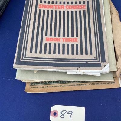 Antique Drawing and Book Lot
