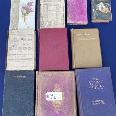 Religious Antique Book Lot