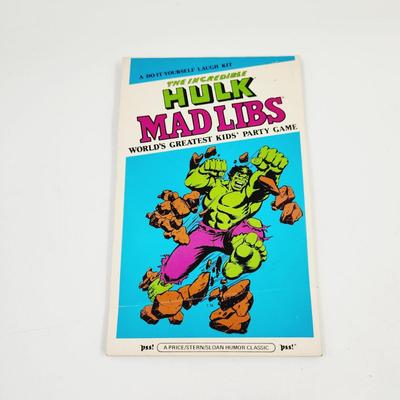 1981 THE INCREDIBLE HULK MAD LIBS - SEE DESCRIPTION