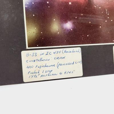 DEC 1983 PHOTO OF B33 IN IC434 HORSEHEAD CONSTELLATION ORION by GARY HUG IN MAYETTA KS