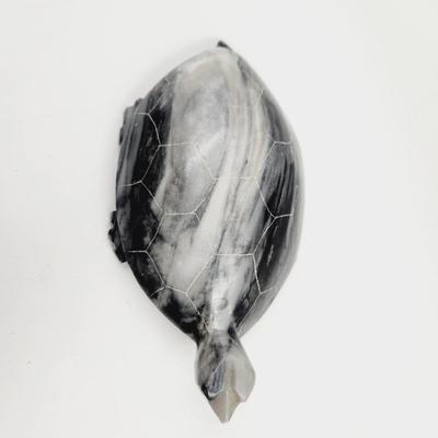VERY CUTE NATURAL STONE (ONYX? MARBLE?) TURTLE