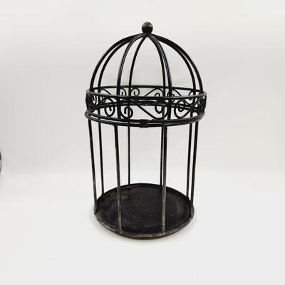 LARGE METAL DECORATIVE BIRD CAGE