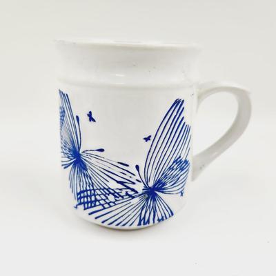 VINTAGE BUTTERFLY COFFEE CUP - MADE IN JAPAN