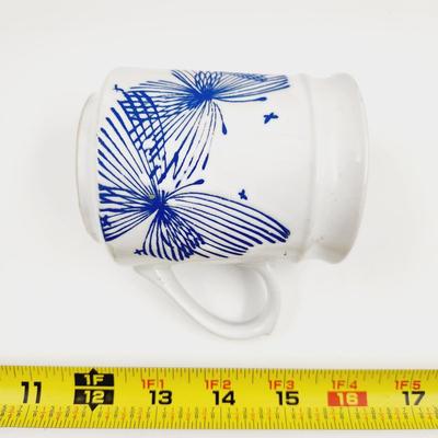 VINTAGE BUTTERFLY COFFEE CUP - MADE IN JAPAN