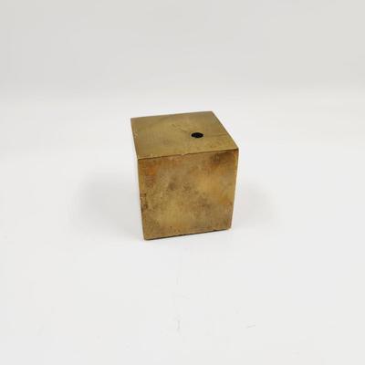 VINTAGE SOLID BRASS PEN HOLDER - HEAVY